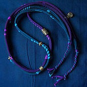 Украшения handmade. Livemaster - original item Textile Aleph bracelet. Handmade.
