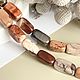 Яшма уральская 10*5мм бусины прямоугольник. Бусины. Anis shop наборы камни фурнитура. Ярмарка Мастеров.  Фото №4