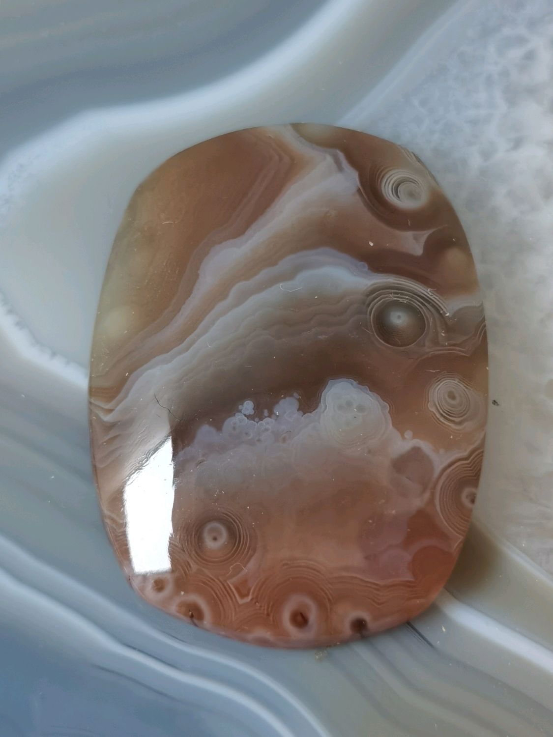 Агат Ботсвана кабошон купить в интернет-магазине Ярмарка Мастеров по ...