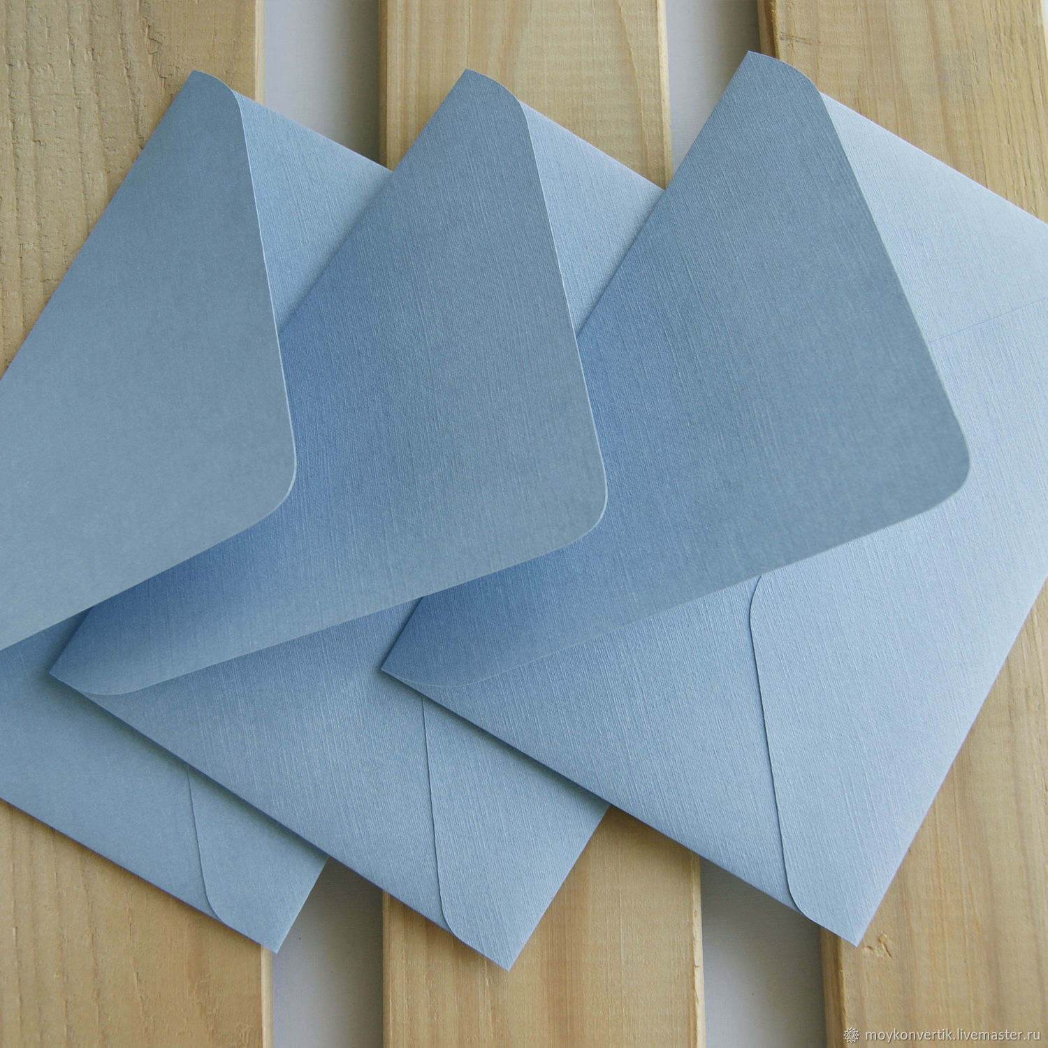 Конверт С6 Голубой "Лён" – заказать на Ярмарке Мастеров – KBUI6RU ...