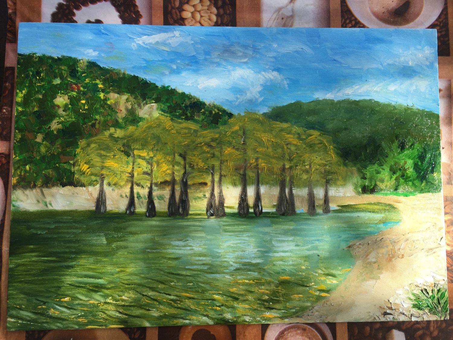 Озеро Сукко живопись