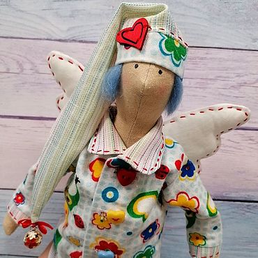 Куклы и игрушки ручной работы. Ярмарка Мастеров - ручная работа Куклы Тильда:  Сплюшка)) - ангел снов. Handmade.