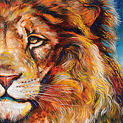 Картины и панно handmade. Livemaster - original item The picture of the Star lion. Handmade.