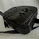 Sling bag, made of natural embossed crocodile skin!. Crossbody bag. SHOES&BAGS. My Livemaster. Фото №6
