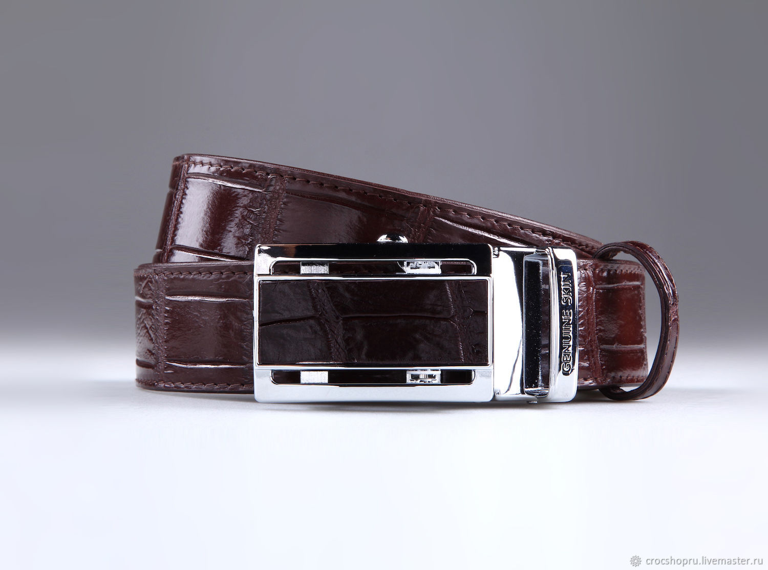 Купить В Москве Мужской Ремень Крокодил Оригинал