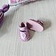 Sandals for doll ob11 color - rich lilac 18mm. Clothes for dolls. Olga Safonova. My Livemaster. Фото №6