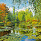 Painting 'Giverny' 60 x 53 cm, Pictures, Rostov-on-Don,  Фото №1