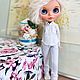 Кукла блайз кастом custom Blythe натуральные локоны. Шарнирная кукла. Мастерская подарков Елены Смирновой. Ярмарка Мастеров.  Фото №7