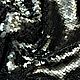 Пайетки черные, двухсторонние арт. 87Р40-4. Ткани. Ткани из Флоренции. Интернет-магазин Ярмарка Мастеров.  Фото №2