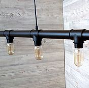 Напольный светильник-торшер в стиле Лофт (Loft), Индастриал, Стимпанк