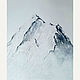 White Painting Mountain Landscape Snowy Mountains Interior Painting, Pictures, Izhevsk,  Фото №1