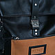  Black Flotter Leather Backpack. Backpacks. Mart Bags (martbags). Online shopping on My Livemaster.  Фото №2