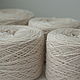 Order Yarn white extra soft lamb wool, 50g/425m. SolarisArtis. Livemaster. . Yarn Фото №3
