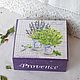 Order Box box Lavrushina herbs decoupage lilac. Studio Villa-Oliva. Livemaster. . Utensils Фото №3