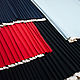 Плиссе креп дублированное, цвет темно-синий, 1122201-4. Ткани. Итальянские ткани. Ярмарка Мастеров.  Фото №6