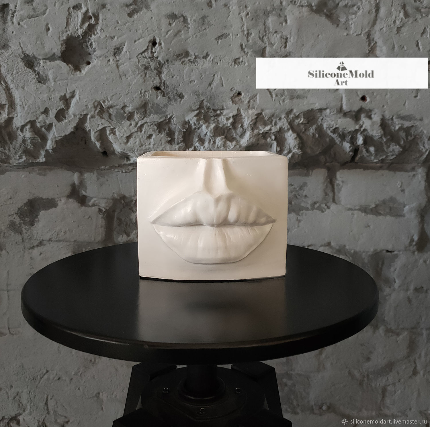 Силиконовая форма для кашпо "Губы Джоли" большие в интернет-магазине ...