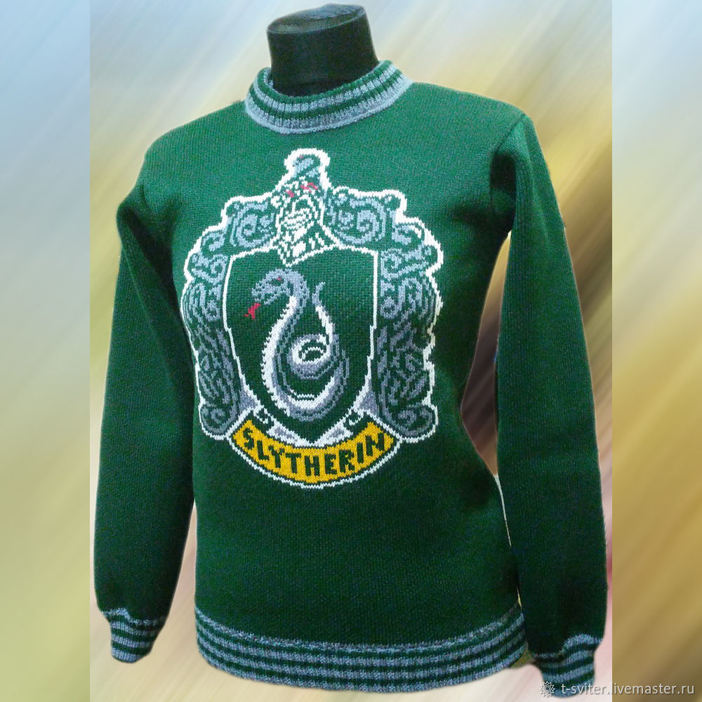 Harry Potter Slytherin свитер