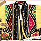 Мужской халат кимоно с ручной вышивкой, уэбекский чапан. Верхняя одежда мужская. Оазис. Ярмарка Мастеров.  Фото №5