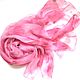 Frosty berry Stole pink Cranberry to Buy batik to Buy a gift Christmas gift Gift for the new year Batik in a Beautiful gift scarf Gift woman Gift girl Action Auction a Beautiful scarf
