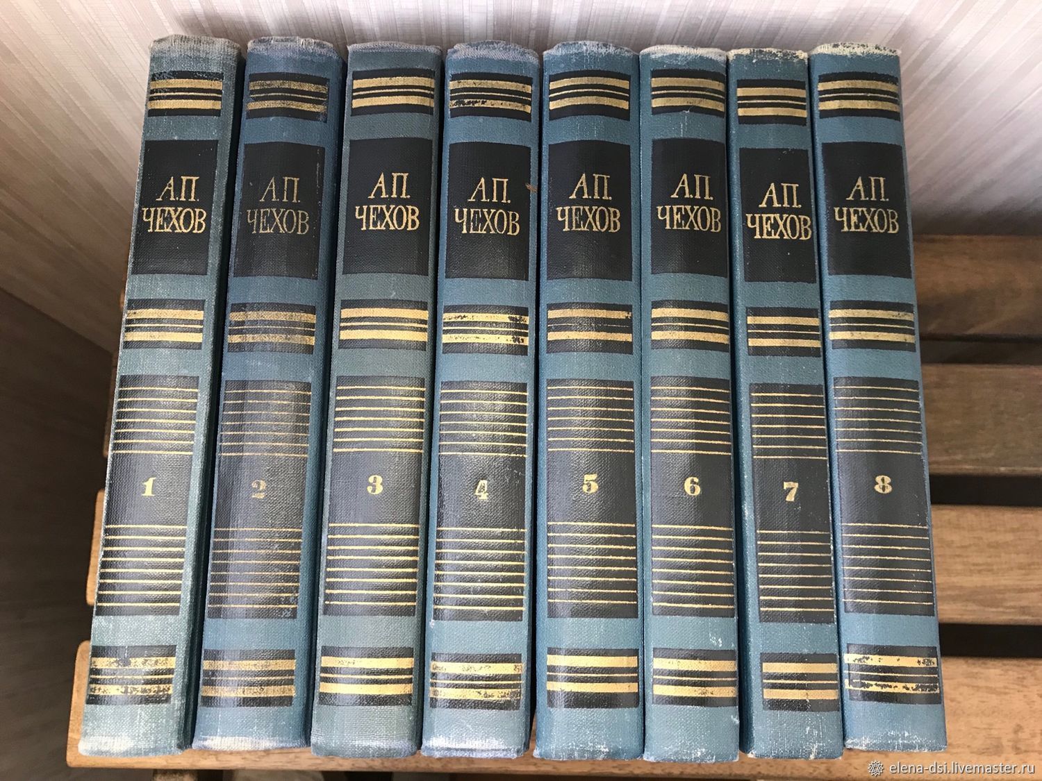 Винтаж: Собрание сочинений А.П.Чехова 1970 г в 8 томах СССР в  интернет-магазине на Ярмарке Мастеров | Книги винтажные, Самара - доставка  по России. ...