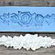 Mold garland of large roses ARTMZ0017, Blanks for decoupage and painting, Serpukhov,  Фото №1