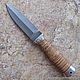Knife dagger 'Highlander-1' Damascus birch bark. Knives. Artesaos e Fortuna. My Livemaster. Фото №4
