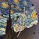 Настенные часы - картина «Звездная ночь», по мотивам картины Ван Гога. Часы классические. ArtGalleryDecor. Ярмарка Мастеров.  Фото №4