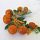 Order Bracelet with pumpkins and flowers from polymer clay. Decoration with pumpkin. Bionika - Polymer Clay Jewelry (Bionika). Livemaster. . Bead bracelet Фото №3