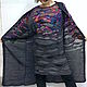 Cardigan dress 'Black linen'. Suit Jackets. Knitting Elena Kondrina (ElenaKondrina). Online shopping on My Livemaster.  Фото №2
