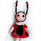 Ladybug Mila from the cartoon about Luntik, Stuffed Toys, Volgograd,  Фото №1