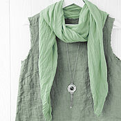 Одежда handmade. Livemaster - original item Linen top with open edges. Handmade.