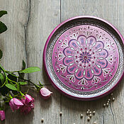 Коллекция декоративных тарелок "Рябиновые узоры"