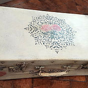 Для дома и интерьера handmade. Livemaster - original item Vintage Suitcase - French chic. Handmade.