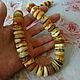 Order Amber beads beads made of untreated amber medicinal Gift to mom wife. BalticAmberJewelryRu Tatyana. Livemaster. . Beads2 Фото №3