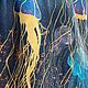  Джинсовая куртка с росписью «Dancing jellyfish”. Куртки. True colours Art (Svetlana Ch). Ярмарка Мастеров.  Фото №4
