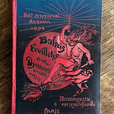 Винтаж ручной работы. Ярмарка Мастеров - ручная работа Винтаж: Антикварная книга-календарь 1894 года. Handmade.