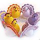 EASTER. Knitting. Easter chickens! (set - 3 pcs.). Easter souvenirs. Cross stitch and beads!. My Livemaster. Фото №5