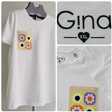 Винтаж ручной работы. Ярмарка Мастеров - ручная работа Винтаж: Футболка GINA (Германия), хлопок 100%. Новая! Р. 54-56. Handmade.