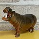 Order Hippopotamus : author's statuette. Creative workshop Cheerful porcelain. Livemaster. . Figurines Фото №3