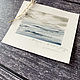 Миниатюра "Фрагменты" акварель  (море, пейзаж). Картины. 'Море внутри' Надежда. Ярмарка Мастеров.  Фото №5