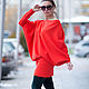 Яркая, весенняя туника из трикотажа - DR0122GE. Платья. EUG FASHION. Ярмарка Мастеров.  Фото №4