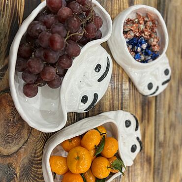 Посуда ручной работы. Ярмарка Мастеров - ручная работа Керамические тарелки. Handmade.
