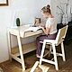 РАСТУЩАЯ ПАРТА "DIVO TABLE" (ПИСЬМЕННЫЙ СТОЛ), Столы, Тольятти,  Фото №1