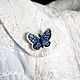 Mini butterfly brooch, Brooches, Moscow,  Фото №1