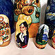 Order Copy of Copy of Copy of Copy of Custom nesting doll Portrait matryoshka 5 pieces. baklanchik11. Livemaster. . Dolls1 Фото №3