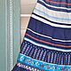 Falda de lino y algodón ' patrones de anciano', Skirts, Moscow,  Фото №1