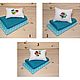 Bed linen for dolls (blue), Doll houses, Moscow,  Фото №1