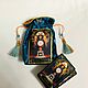 Pouch for Tarot cards 'Dreams of Gaia' blue. Baggie. taronessa. Online shopping on My Livemaster.  Фото №2