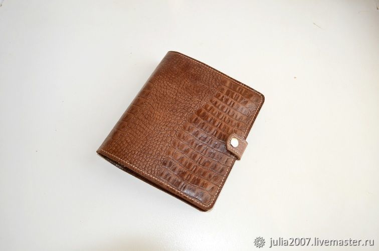 Leather notebook with pockets on rings (A5 format), Notebooks, Kirovo-Chepetsk,  Фото №1
