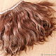 Tress mohair (light brown) Hair for dolls Doll hair Mohair doll hair, Doll hair, Kamyshin,  Фото №1